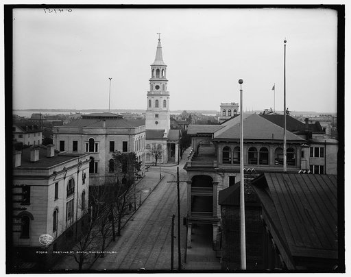 Meeting St. [Street, looking] south, Charleston, S.C.