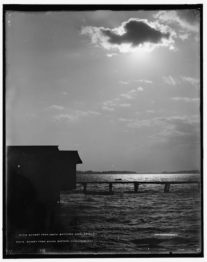 Sunset from South Battery, Charleston, S.C.