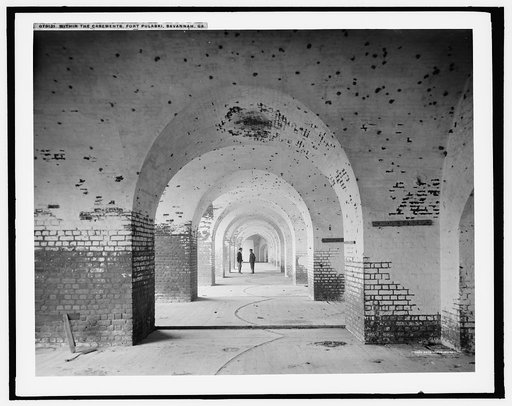Within the casements, Fort Pulaski, Savannah, Ga.