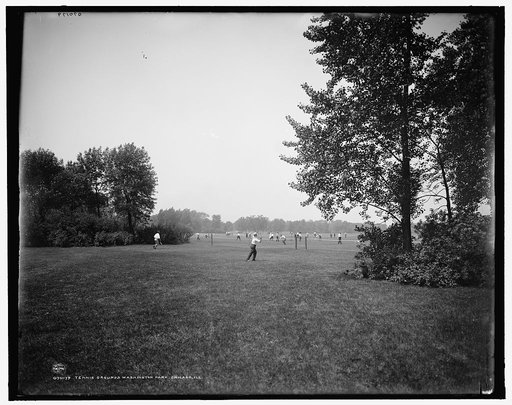 Tennis grounds, Washington Park, Chicago, Ill.