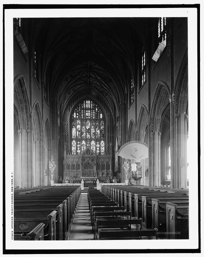Interior, Trinity Church, New York, N.Y.