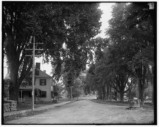 Street in York Village, York, Maine
