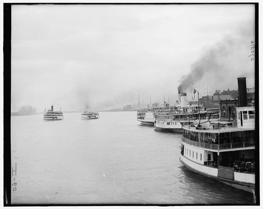 Excursion steamers, Detroit, Mich.