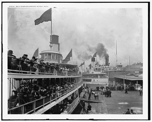 Daily river excursions, Detroit, Mich.