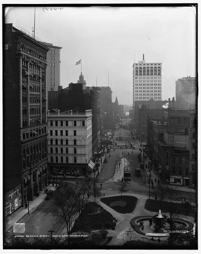 Griswold Street, looking south, Detroit, Mich.