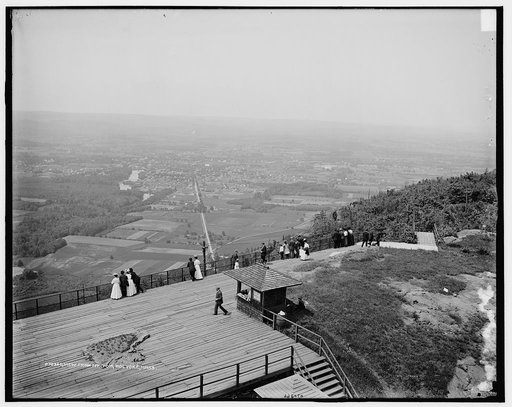 View from Mt. Tom, Holyoke, Mass.