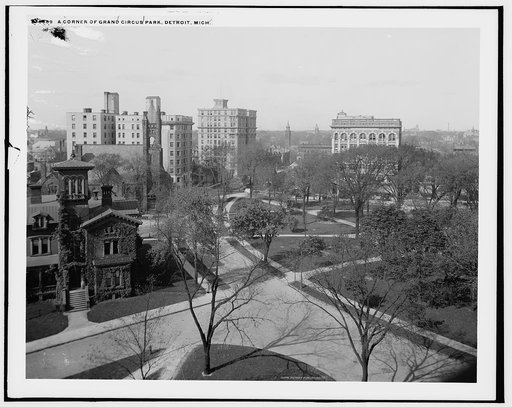 A Corner of Grand Circus Park, Detroit, Mich.