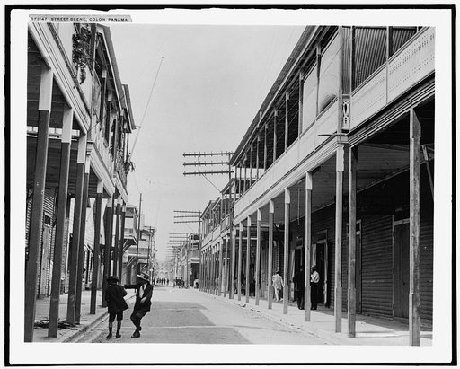 Street scene, Colon, Panama