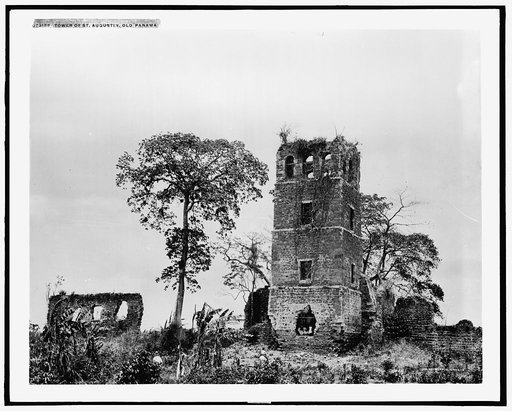 Tower of St. Augustin, old Panama