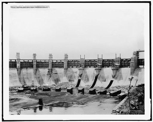 Gatun Lake spillway, Panama Canal