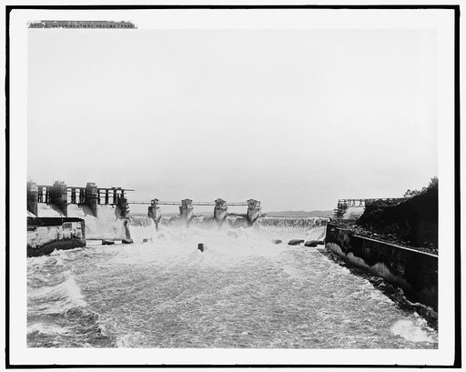 Gatun spillway, Panama Canal