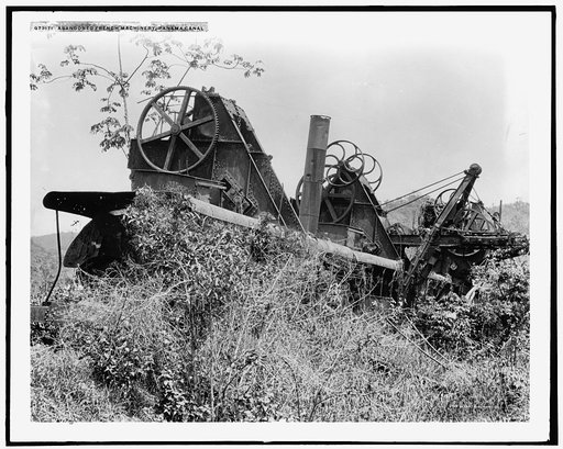 Abandoned French machinery, Panama Canal