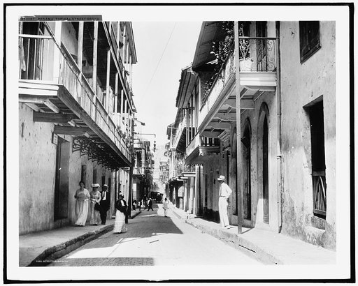 Panama, typical street scene