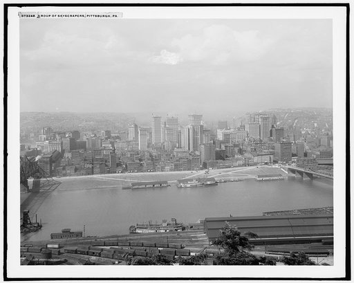 Group of skyscrapers, Pittsburgh, Pa.