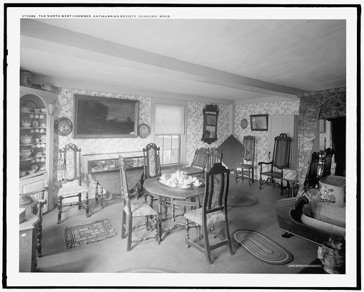 The North west chamber, Antiquarian Society, Concord, Mass.