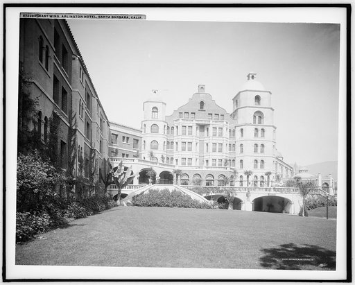 East wing, Arlington Hotel, Santa Barbara, Calif.