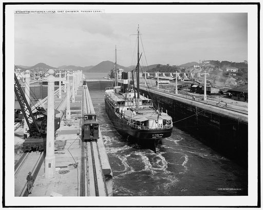 Miraflores Locks, east chamber, Panama Canal