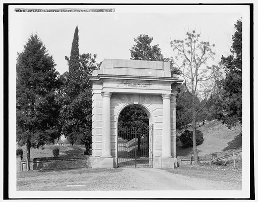 Entrance to National Military Cemetery, Vicksburg, Miss.