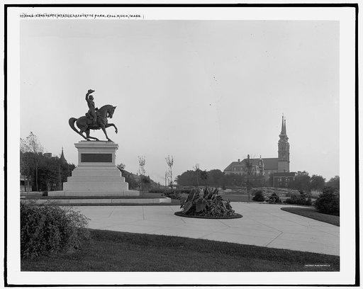Lafayette Statue, Lafayette Park, Fall River, Mass.
