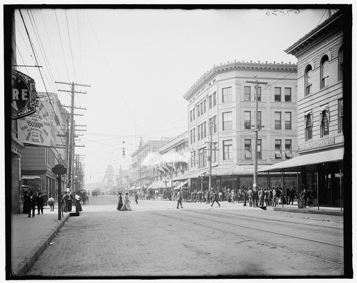Bay St., west from Main, Jacksonville, Fla.