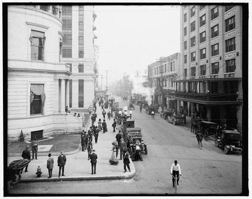 Corner of Forsyth and Hogan streets, Jacksonville, Fla.