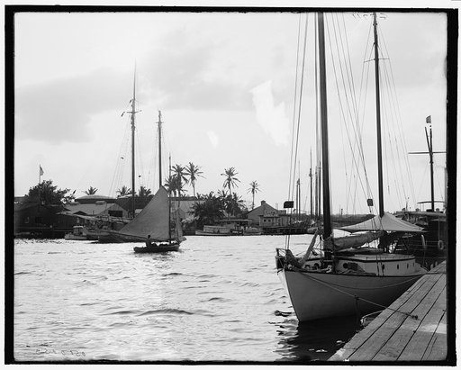 Along the Miami River, Miami, Fla.