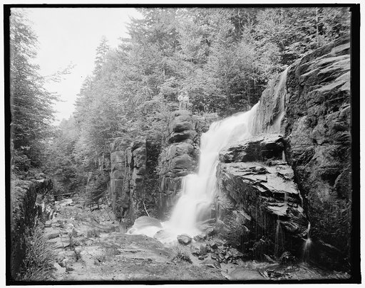 Cascade above the flume, Franconia Notch, White Mts., N.H.
