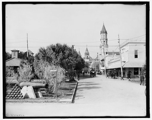 Central Place, from Bay St., St. Augustine, Fla.