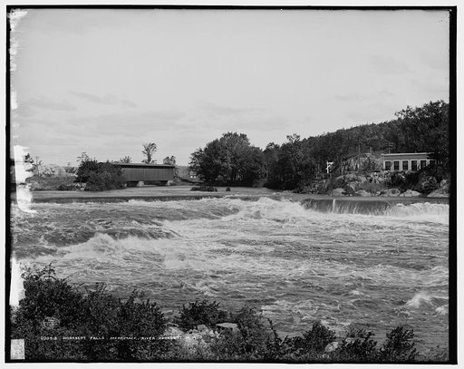 Hooksett falls, Merrimack River, Hooksett, N.H.