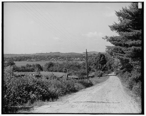 Road to Meredith Village, Lake Winnipesaukee, N.H.