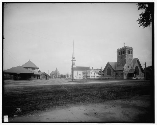 Depot [i.e. Railroad] Square, Laconia, N.H.