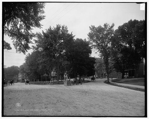 Main Street and common, Plymouth, N.H.