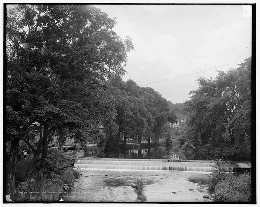 Along the Hoosac [sic] River, Adams, Mass.