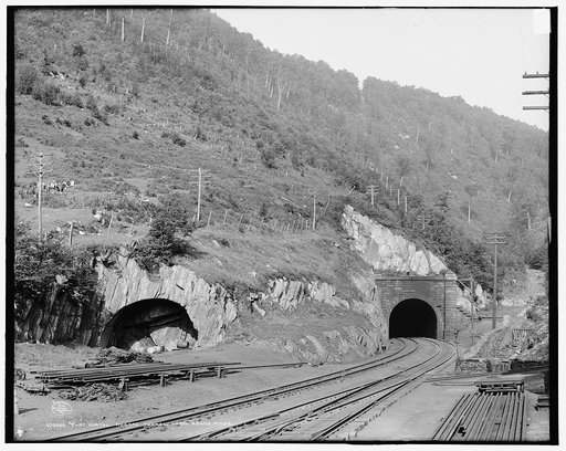 East portal, Hoosac Tunnel, North Adams [i.e. Florida], Mass.