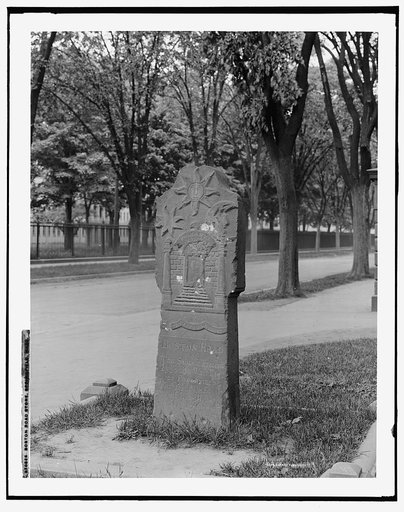 Boston road stone, Springfield, Mass.