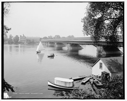 Old toll bridge, Springfield, Mass.