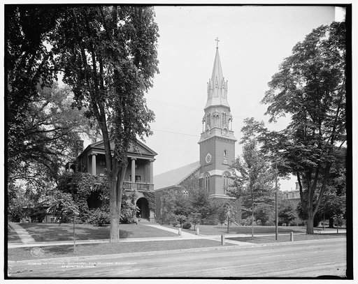 St. Michael's Cathedral and St. Luke's Sanitarium, Springfield, Mass.