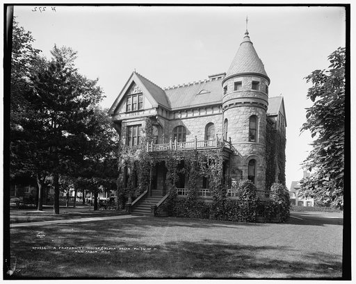 A Fraternity house, Alpha Delta Phi, U. of M. [University of Michigan], Ann Arbor, Mich.
