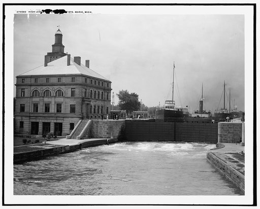High level in locks, Sault Ste. Marie, Mich.