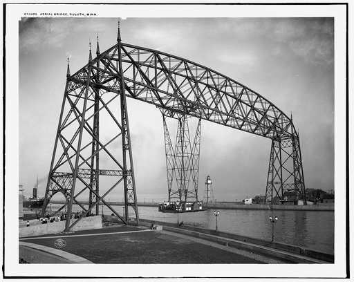 Aerial bridge, Duluth, Minn.