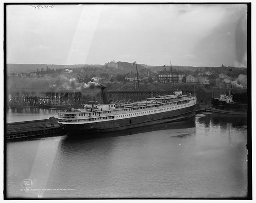 Anchor Line dock, Marquette, Mich.