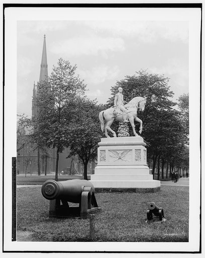Washington statue, Northside [i.e. North Side], Pittsburg, Pa.