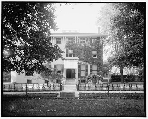 President Angell's residence, U. of M. [University of Michigan], Ann Arbor, Mich.