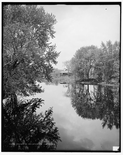 Concord River from north bridge, Concord, Mass.