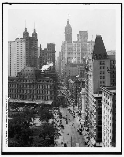 Broadway from Chambers St., New York, N.Y.