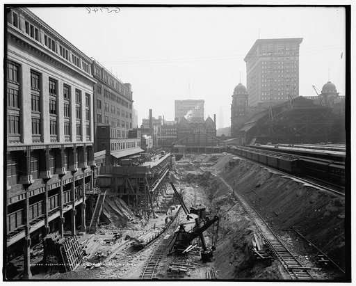 Excavations for N.Y. [Grand] Central Station, N.Y. City