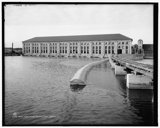Power house, Chicago Drainage Canal, Lockport, Ill.