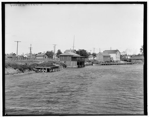 Cheboygan landing, inland route, Cheboygan-Petoskey, Mich.