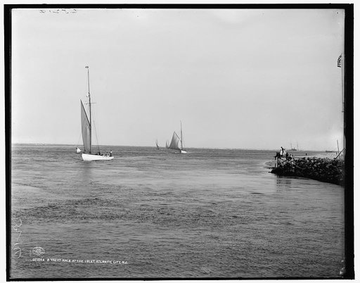 A Yacht race at the inlet, Atlantic City, N.J.