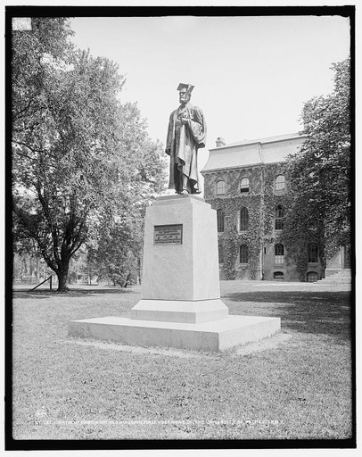 Statue of Martin Bremen [sic] Anderson, first president of the University of Rochester, N.Y.